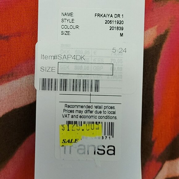 NWT Beautiful Maxi Made From Eco Fibres - Picture 4 of 6